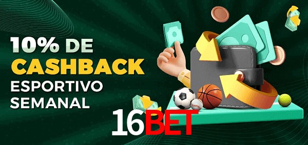 10% de bônus de cashback na 16bet
